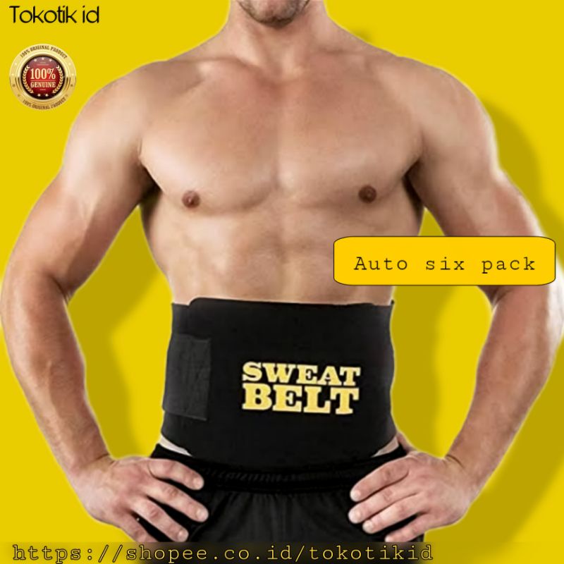 Sweet sweat belt korset premium peramping perut Fitnes Body Slim Sabuk Pembakar lemak