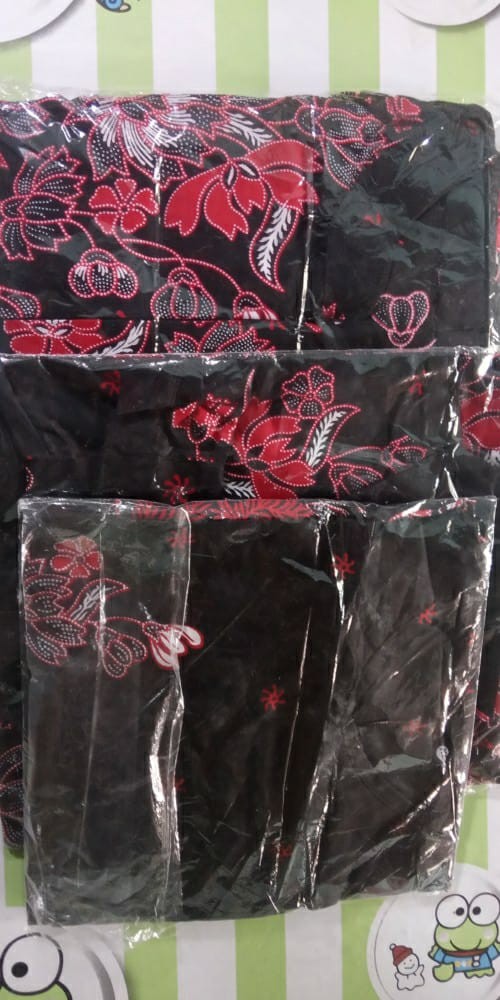 Seragam Keluarga Batik Terbaru Couple Batik Keluarga Sania Ruffle Ori Ndoro Jowi Termurah Dishopee