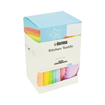 INFORMA Kain Lap Dapur Set 7 Pcs Rainbow Sky