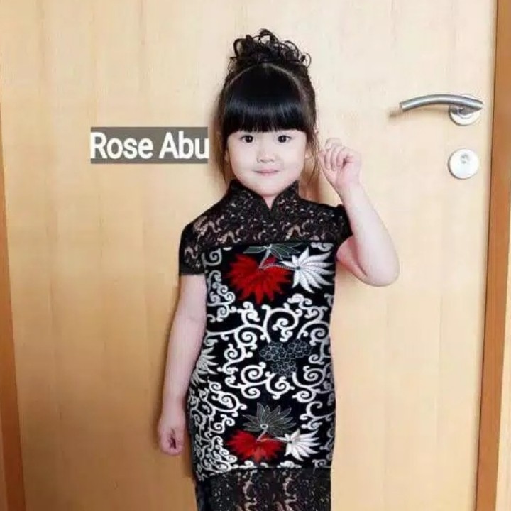 FWG - DRESS CLAIRE KIDS / DRESS BATIK / BAJU ANAK PEREMPUAN / MINI DRESS / BAJU ANAK 2-4 TAHUN