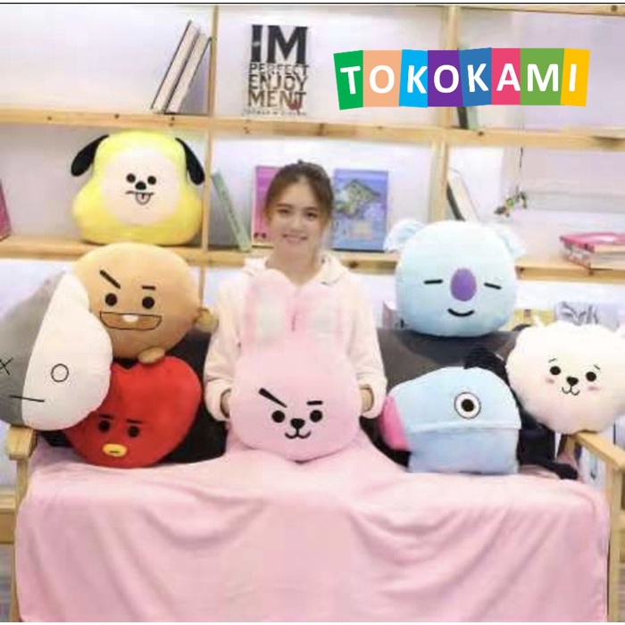 Boneka Balmut Bantal Selimut Bt21 Bts Karakter Chimmy On Sale