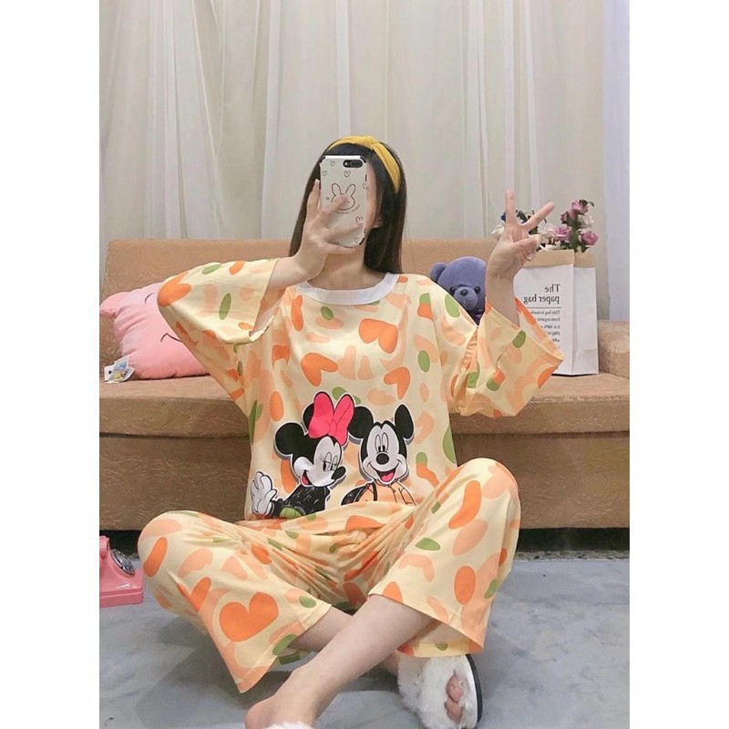PROMO JC- Stelan Oversize 7/9 / Piyama Import Oversize 7/8 terbaru / piyama Wanita Korean Style