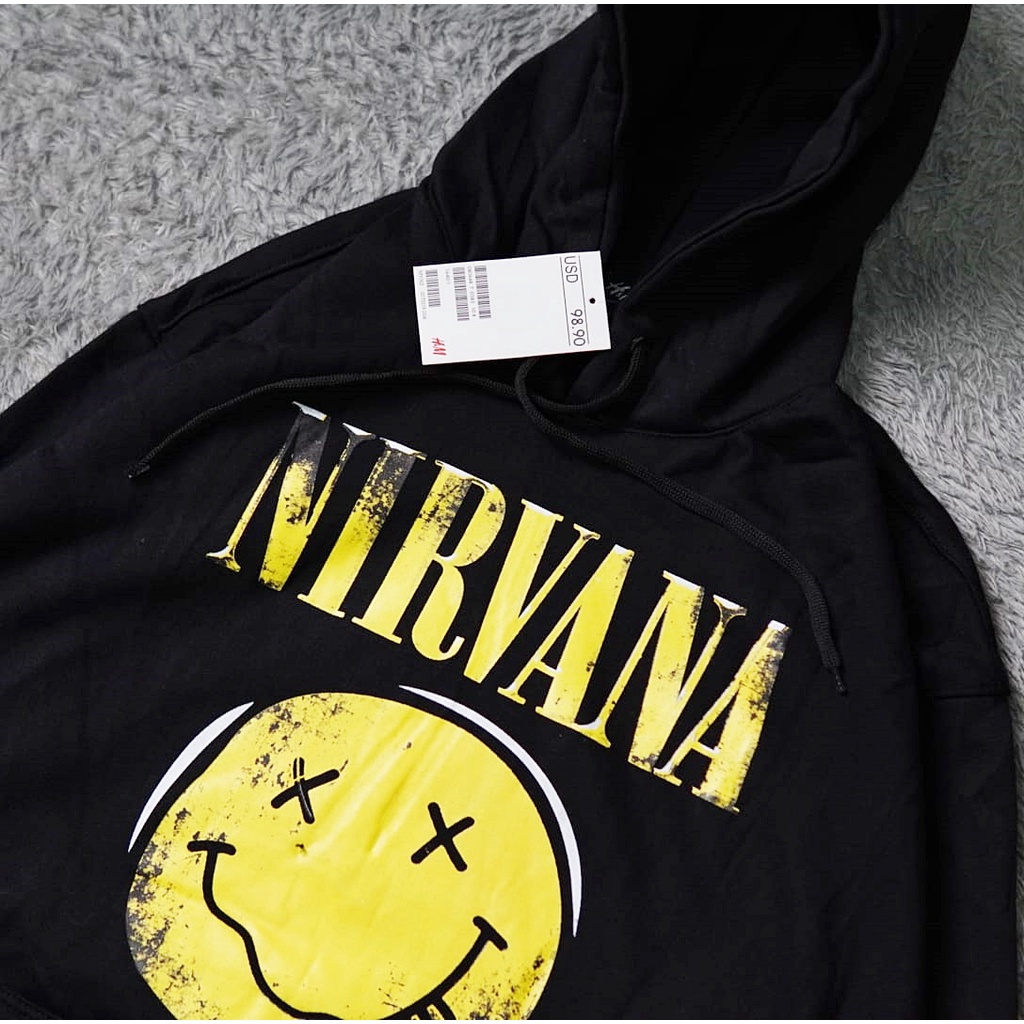 Sweater Hoodie Nirvana by H&amp;M Premium Mirror