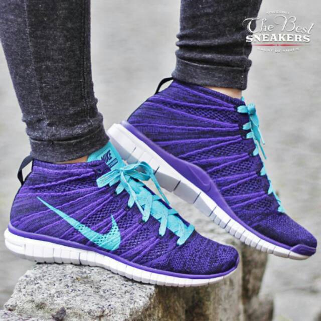 Women's Nike Free Flyknit Chukka Running Shoes