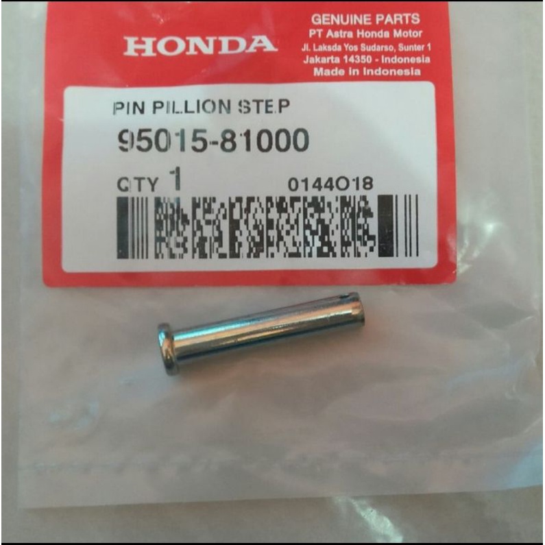 Pin Pillion Step Pin pengunci Step Vario Beat Scoopy PCX 95015-81000 Original