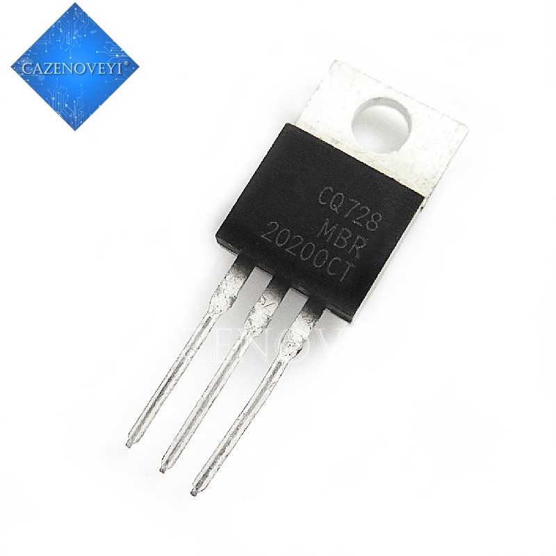 10pcs Ic Mbr20200Ct To220 Mbr20200 To-220 20200ct