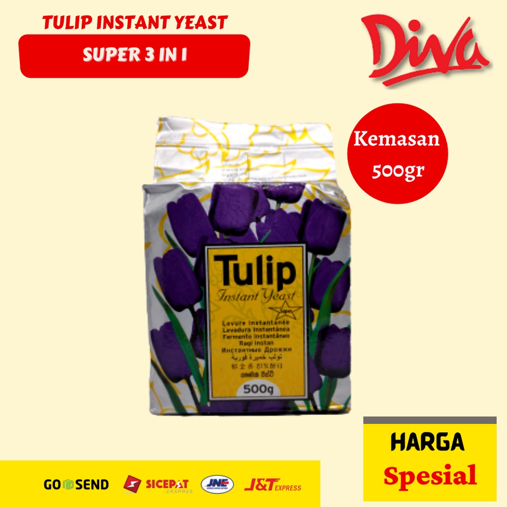 [500gr] Tulip Instant Yeast Super 3 in 1 - Ragi Instant