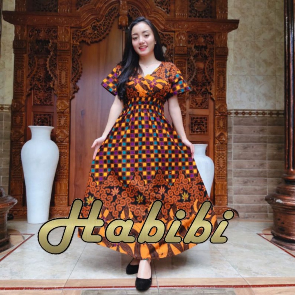 Dress Mozza Sultan Katun Batik Polkadot Super Premium Motif Terbaru Busui Moza Casual Bahan Adem Das