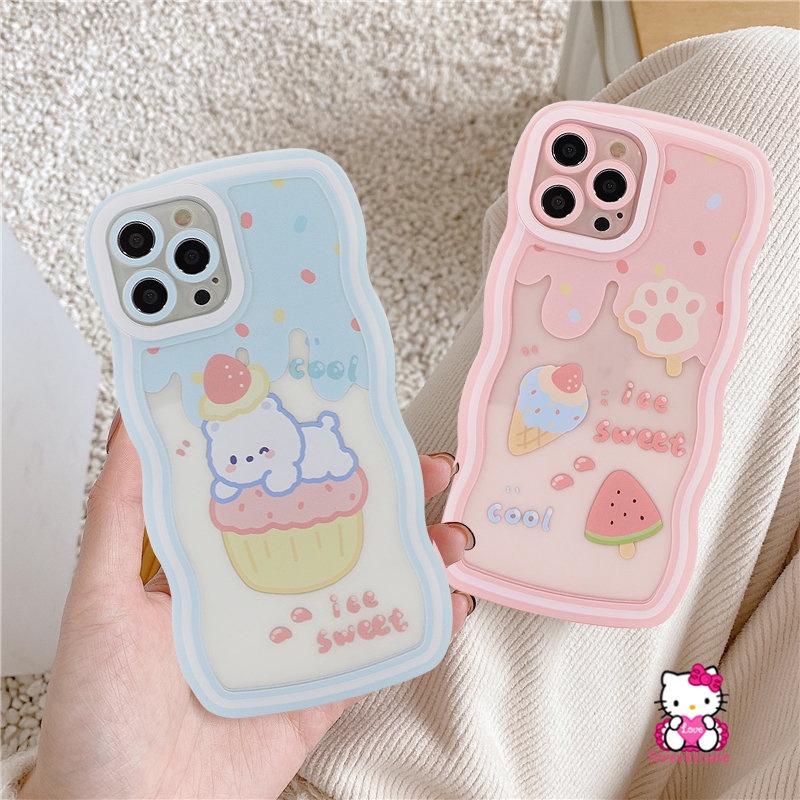 Soft Case TPU Motif Kartun Beruang Strawberry Untuk Samsung A50 A52 A32 A51 A23 A50s A13 A12 A31 A03 A03s A22 A30 A52s A02s A11 A21s M22 M32