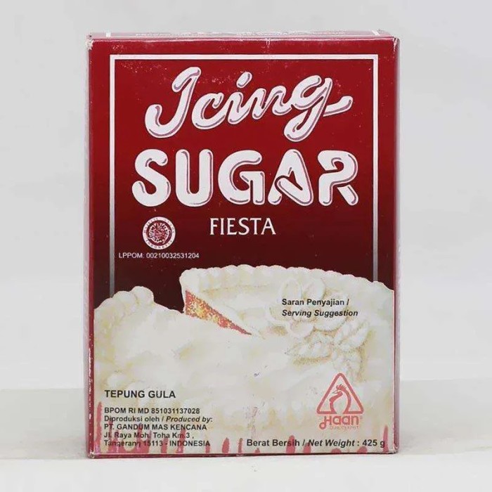 

icing sugar fiesta 450 gr