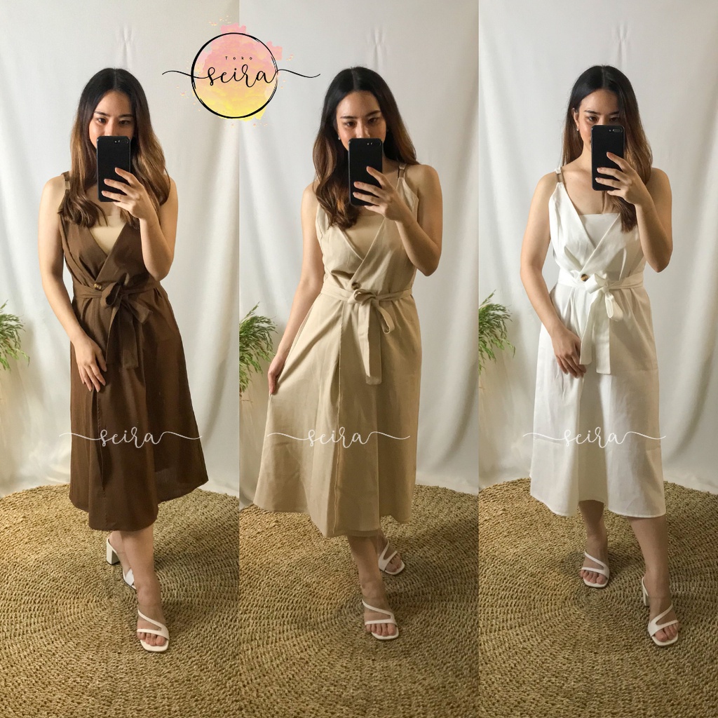 [BISA COD] MILLY DRESS - Casual Dress / Dress Pantai / Baju Bangkok Premium Import