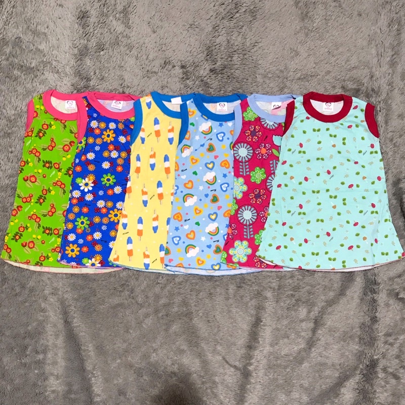 Dress Bayi Anak Perempuan Kutung Motif 1-4tahun