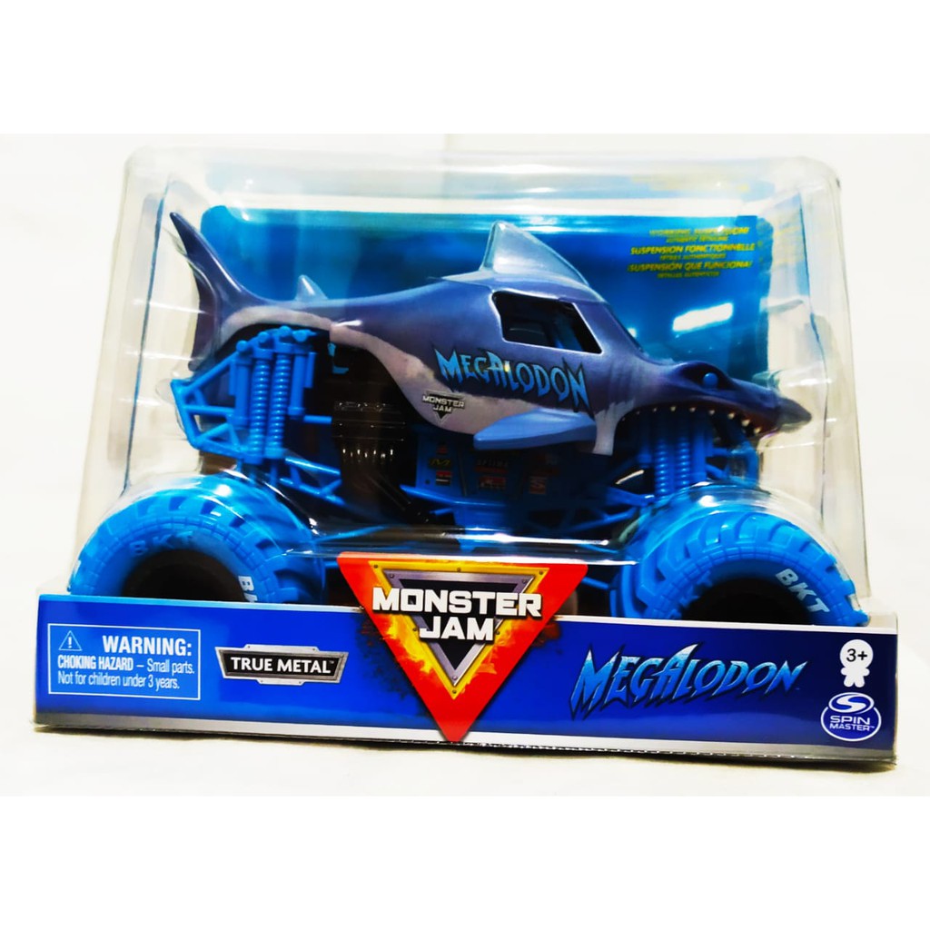 Hot Wheels Monster Jam Megalodon Blue Tires