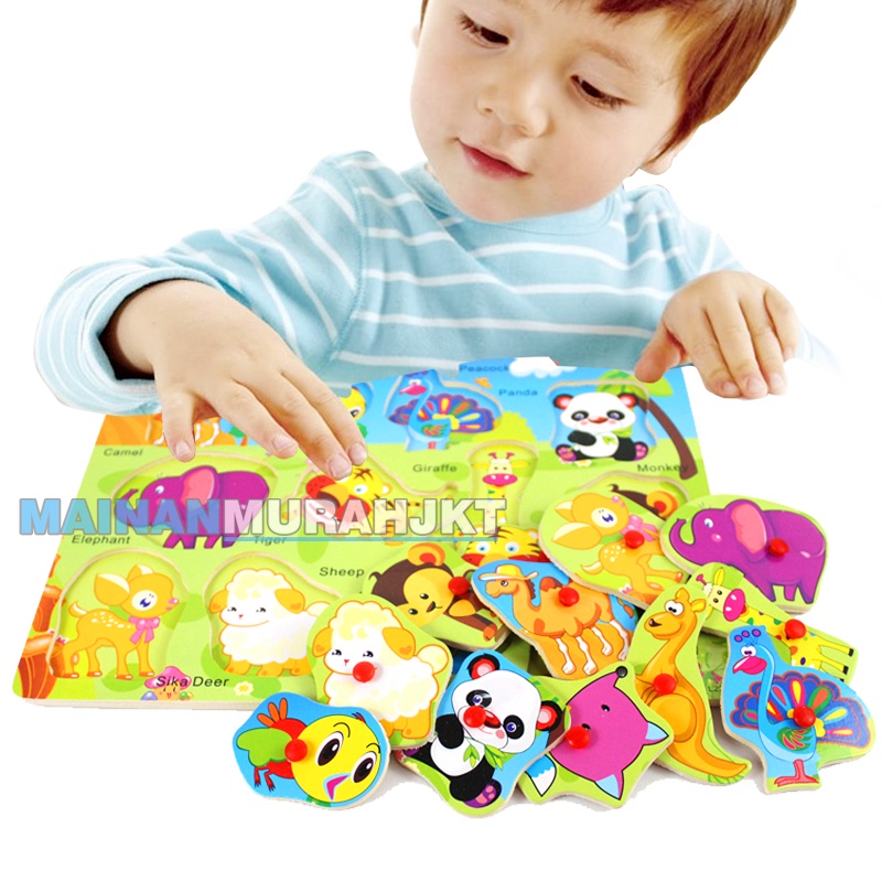 MAINANKEI MAINAN EDUKASI PUZZLE PAPAN KAYU PUZZLE HURUF PUZZLE ANGKA