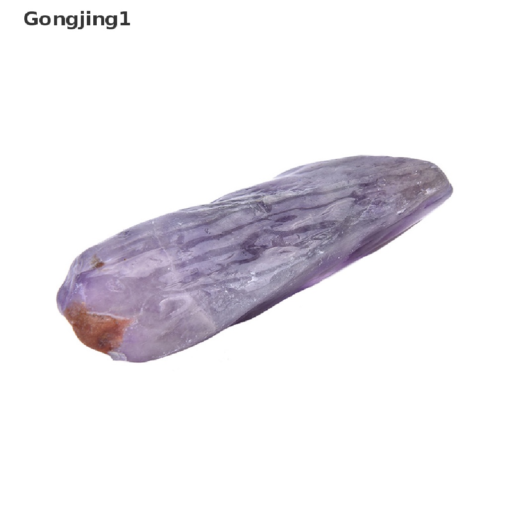 Gongjing1 100g Batu Kristal Amethyst Quartz Warna Ungu Untuk Dekorasi