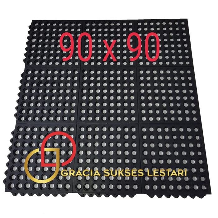 KESET KARPET KARET ANTI SLIP ALAS LANTAI 90 x 90 WSM