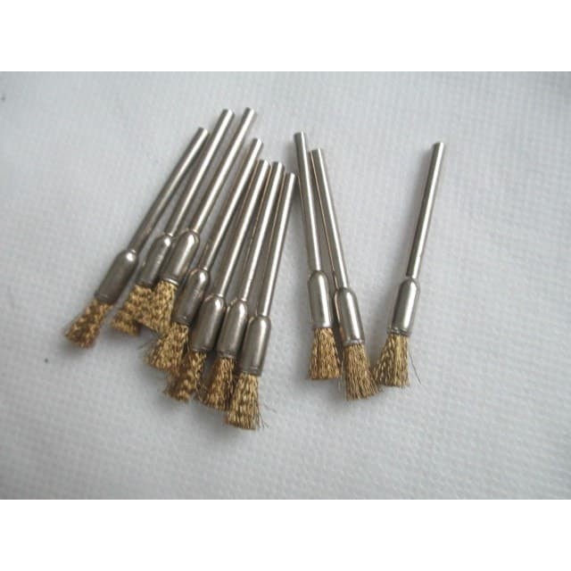 Wire Brush BRASS 6mm Sikat Kawat KUNIGAN Mini Grinder Dremel *WB08