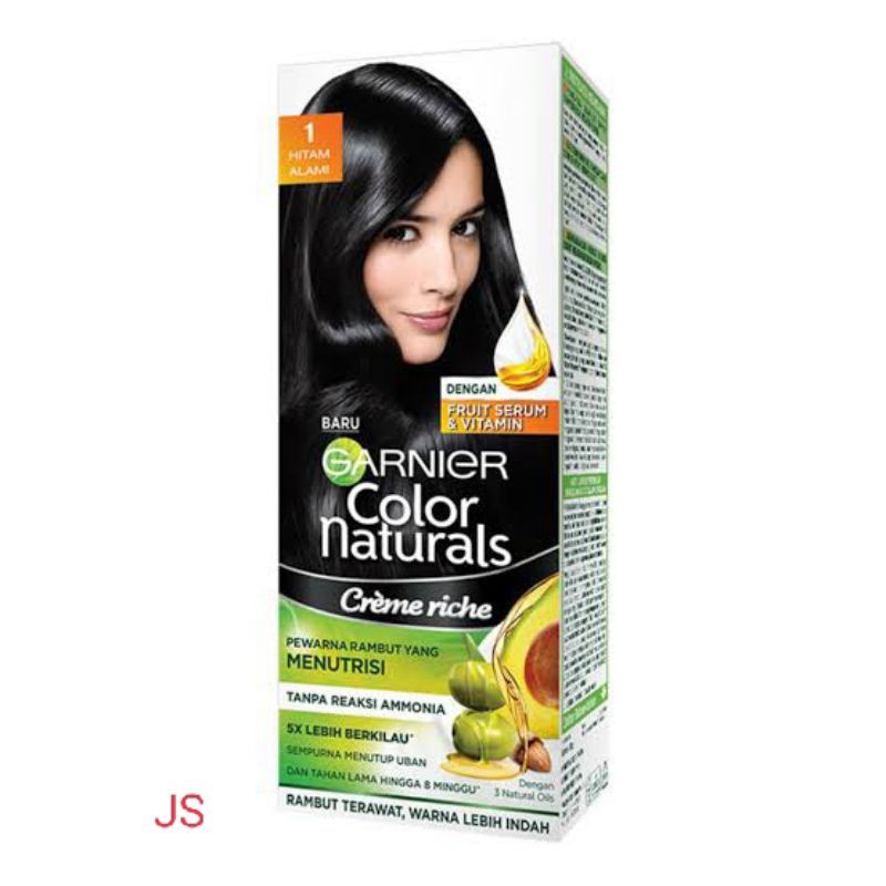 Garnier hair colour natural box 50g + 50g. kemasan kotak