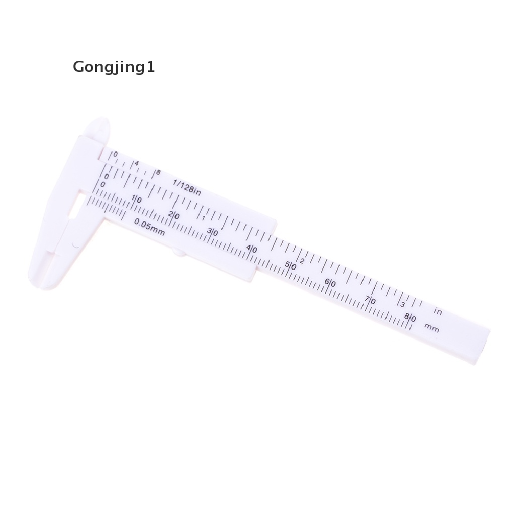 Gongjing1 Jing1 Jangka Sorong Mini 80mm Bahan Plastik Untuk Pelajar