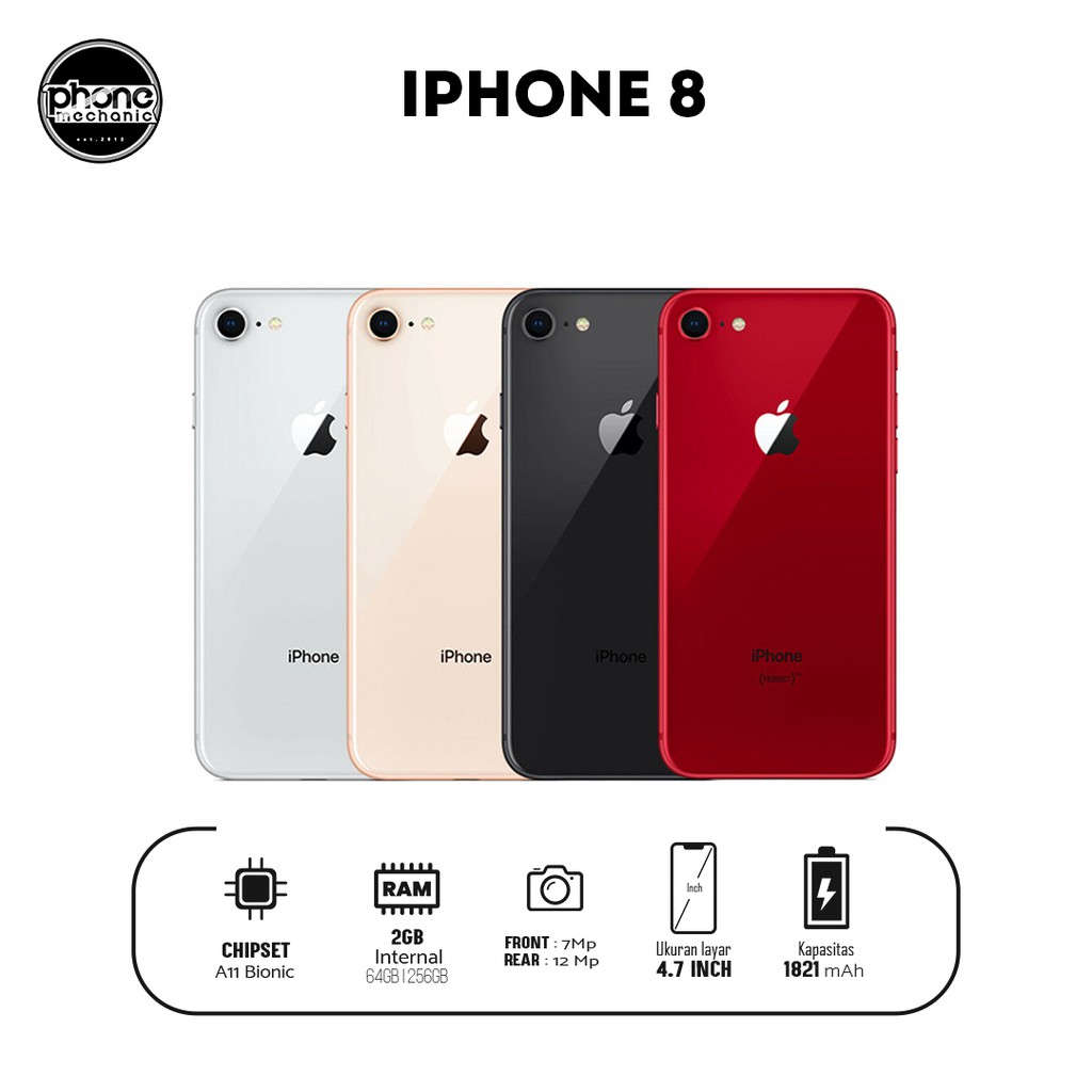 iPhone 8 Second Original 64 GB - 256 GB Resmi No Rekondisi