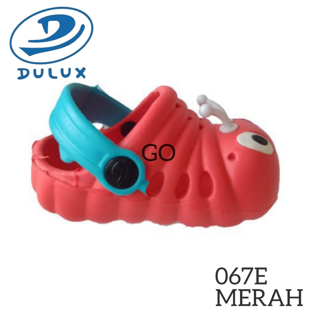 gof DULUX 067 Sandal Anak Baim Ulat Sandal Anak Lelaki Perempuan Terlaris Sandal Bayi Tali Belakang