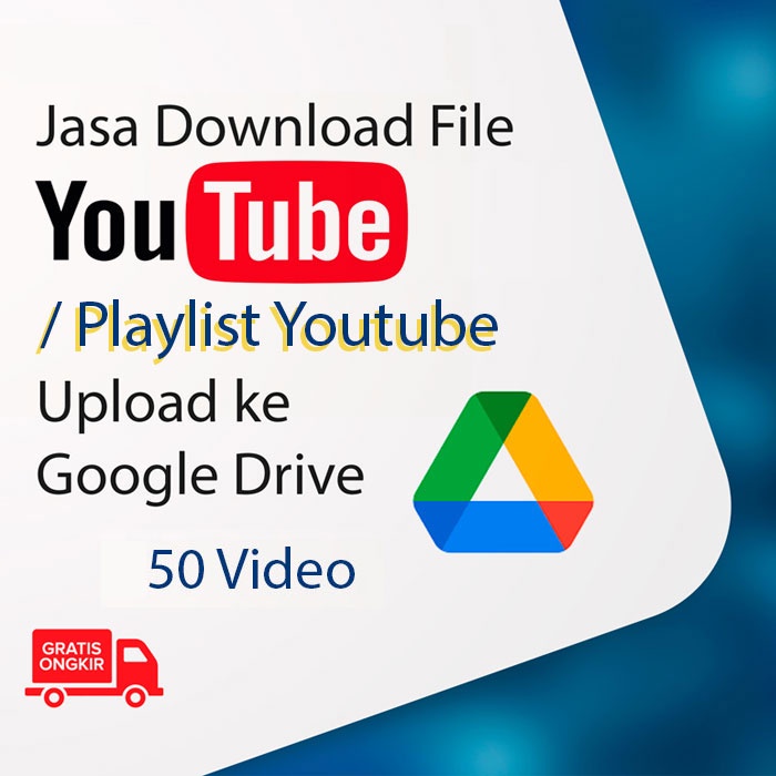 Jasa Download Playlist Video Youtube Upload ke Google Drive - Gratis RAR
