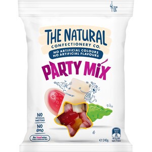 

THE NATURAL Confectionery Party Mix Jelly 180 Gram (Made in Australia)