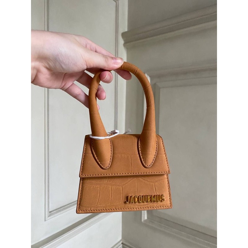 bag Jacquemus tas Mini Chiquito Honey Croco