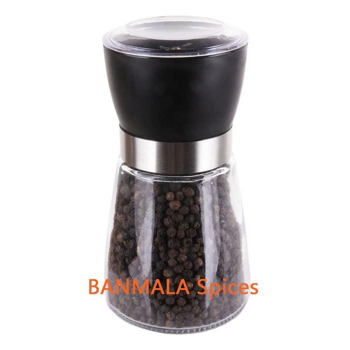 

Lada Hitam dengan gilingan black Pepper with Mill 80g Banmala Spices BERKUALITAS