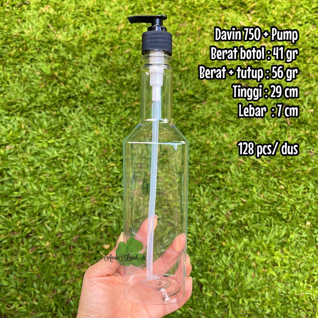 Botol Pump 750 ml botol syrup madu essence minyak botol pompa press