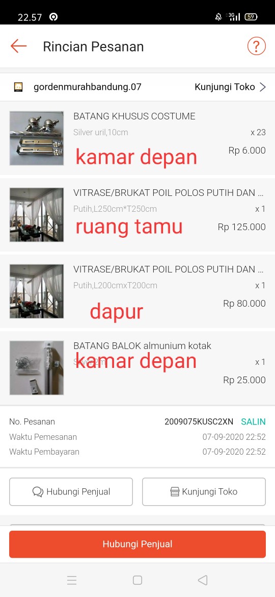 Besi Balok Almunium Kotak