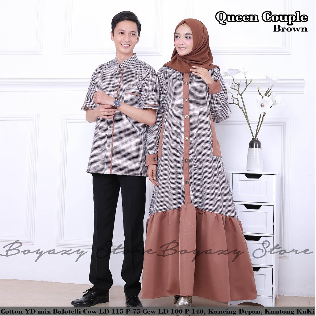 Gamis Queen Couple Syari By Boyazy