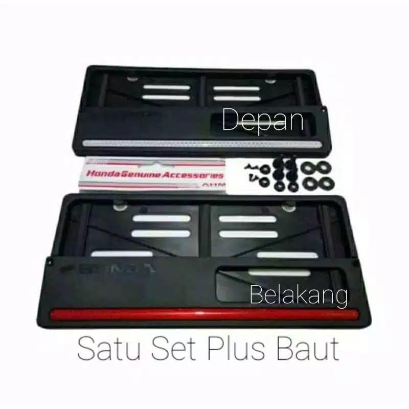 Cover dudukan tutup plat nomor motor Honda original AHM-3