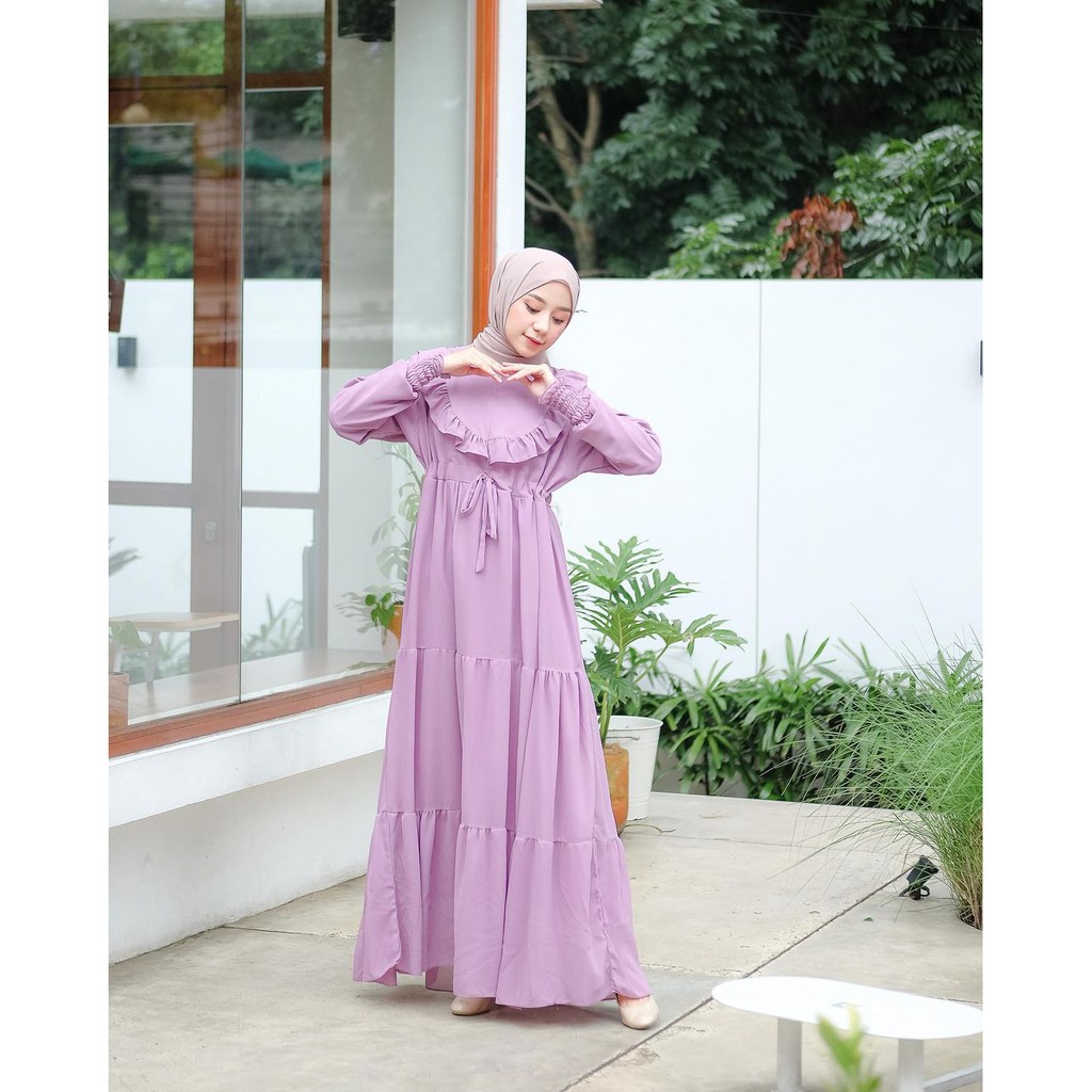 100% REALPICT syarla dress terbaru // harga promo bahan ceruty babydoll