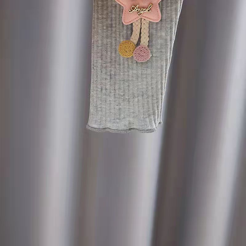 KF CAT Setelan anak perempuan import/ Set anak cewek baju kerah pita + celana legging korea casual style untuk 1 -5 tahun-7