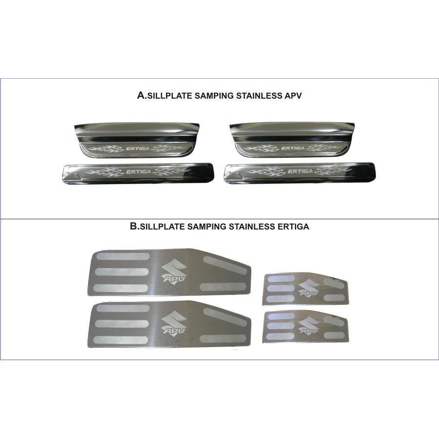 SILLPLATE SAMPING STAINLESS ERTIGA 2012-2017 / APV - APV ARENA