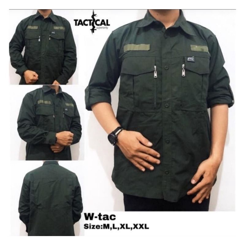 Baju tactical w-tac baju outdoor W-TAC Baju Lapangan W-TAC Tactical w-tac Baju wtac