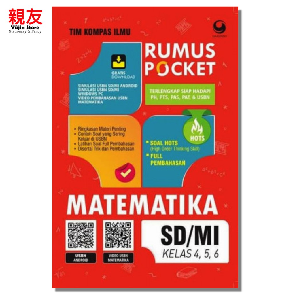 Jual Rumus Pocket Matematika Sd Kelas 4 5 6 Soal Hots Full Pembahasan Indonesia Shopee Indonesia