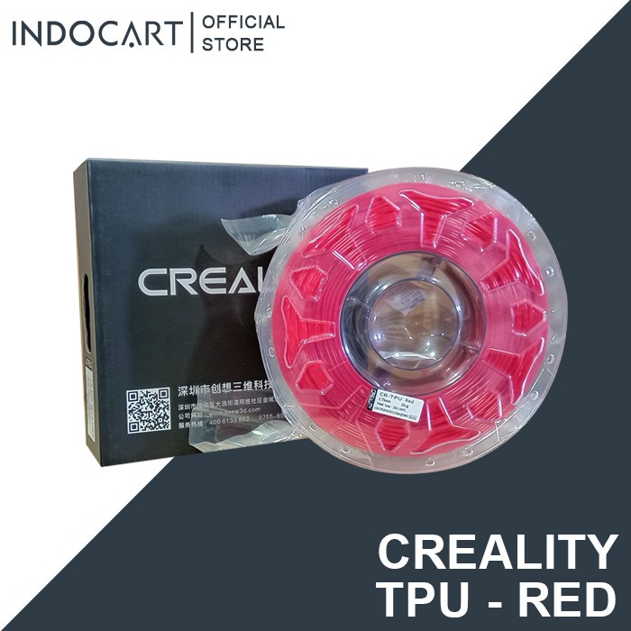 INDOCART Tinta Filamen 3D Printer Filament CREALITY CR-TPU 1.75mm 1kg