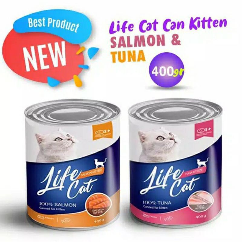 Life Cat Kitten Kaleng 400GR