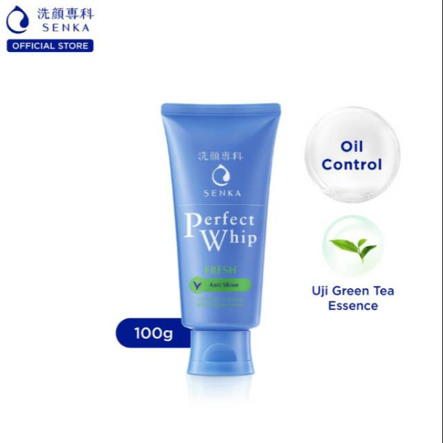 Sabun Cuci Muka Facial Foam Senka Perfect Whip Fresh Anti Shine 100 gr