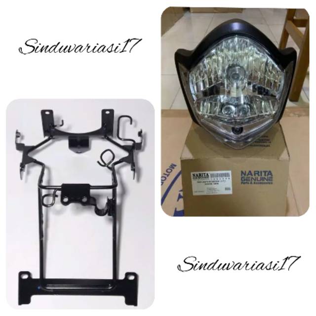 Reflektor Depan Vixion Old Lampu Depan Vixion Old + Breket Lampu Depan Vixion Old