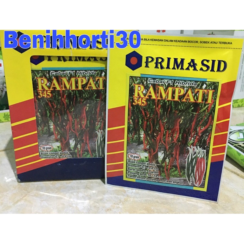 Benih Cabe Merah Keriting Rampati F1 isi 10 gram