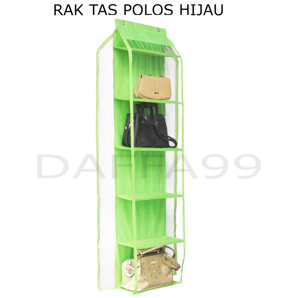 Rak Tas Gantung Polos Full Resleting