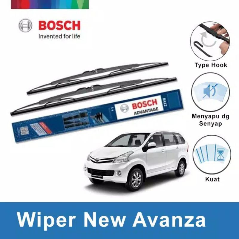 Paket Wiper Bosch Advantage Mobil Avanza / Xenia