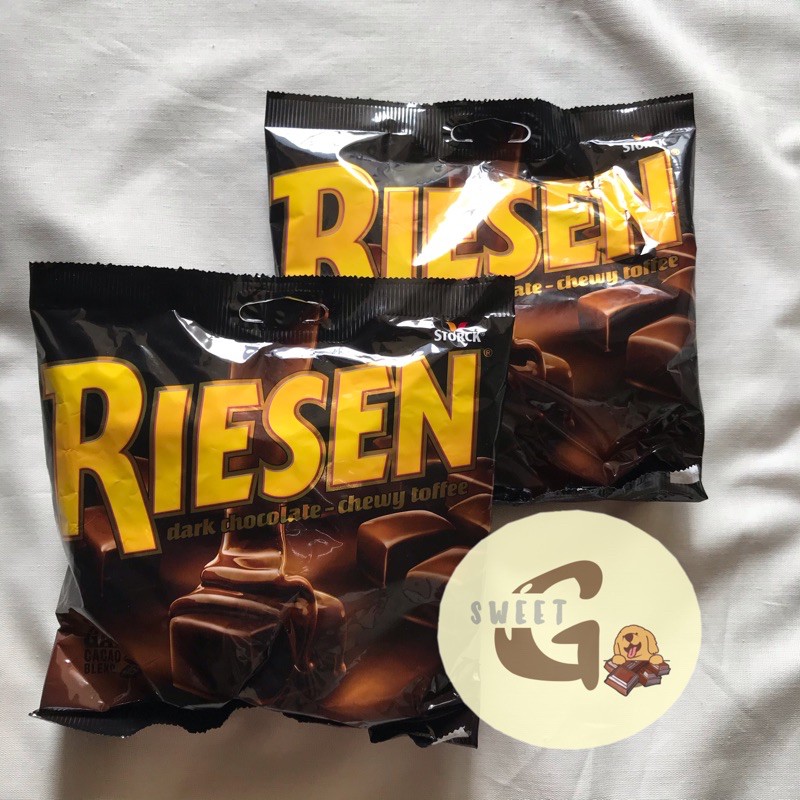 Jual STORCK RIESEN DARK CHOCOLATE CHEWY TOFFEE CANDY 150gr Indonesia
