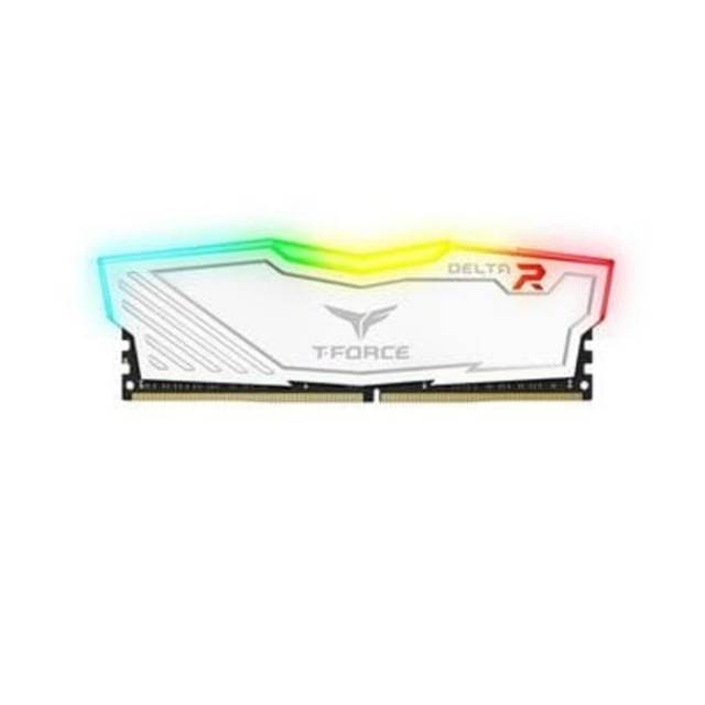 TEAM T-FORCE DELTA RGB DDR4 3200MHZ 16GB (2x8gb) WHITE HEATSPREADER