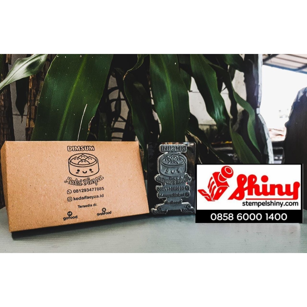 

Jual Stempel Kardus Makanan paperlunch stempel styrofoam