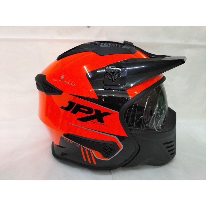 HELM JPX MX 726 R SOLID SNI / ECE / HELM JPX CAKIL MODULAR/ HELM MODULAR KEKINIAN helm motor jpx murah motorcycle