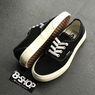 white vans black stripe gum sole